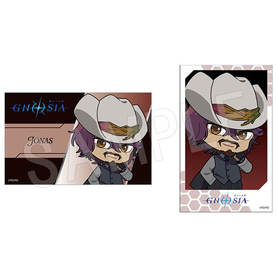 (s)ｸﾞﾉｰｼｱ ｲﾗｽﾄｶｰﾄﾞ2枚ｾｯﾄ 黒ｽｰﾂVer. ｼﾞｮﾅｽ