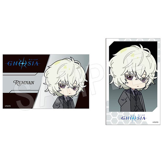 (s)ｸﾞﾉｰｼｱ ｲﾗｽﾄｶｰﾄﾞ2枚ｾｯﾄ 黒ｽｰﾂVer. ﾚﾑﾅﾝ