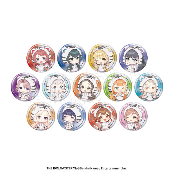 (s)学園ｱｲﾄﾞﾙﾏｽﾀｰ ﾄﾚｰﾃﾞｨﾝｸﾞﾐﾆｷｬﾗﾎﾛ缶ﾊﾞｯｼﾞﾎﾜｲﾄﾀｲｶﾞｰVer.