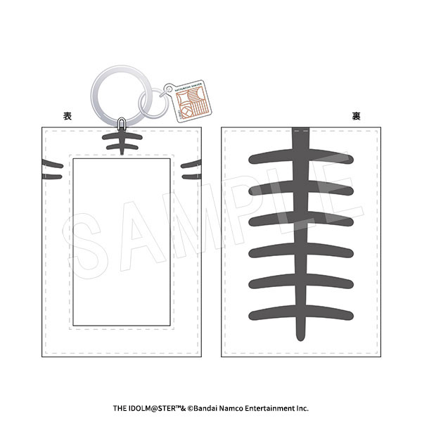 (s)学園ｱｲﾄﾞﾙﾏｽﾀｰ ﾎﾜｲﾄﾀｲｶﾞｰ風ふわふわｶｰﾄﾞｹｰｽ(ﾁｬｰﾑ付き)