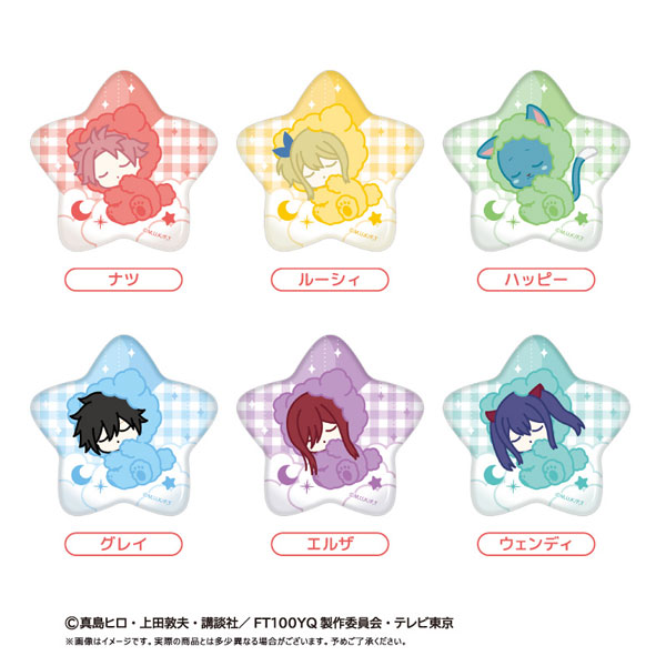 (s)FAIRY TAIL 100年ｸｴｽﾄ おやすみｼﾘｰｽﾞ 缶ﾊﾞｯｼﾞ