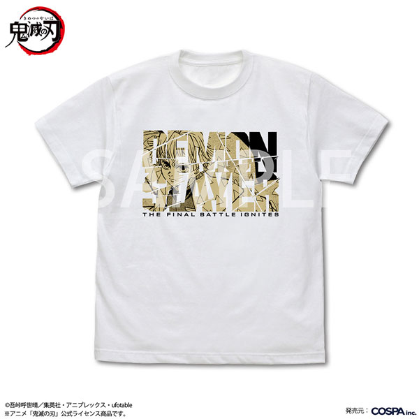 (s)鬼滅の刃 鬼殺隊士 我妻善逸 Tｼｬﾂ ﾎﾜｲﾄM