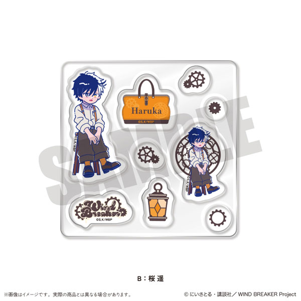 (s)TVｱﾆﾒ｢WIND BREAKER｣ にゅｰとろ ﾊﾞｰｽﾃﾞｰｸﾞｯｽﾞ 桜遥 ｶｽﾀﾑｽﾃｯｶｰｼｰﾄ B