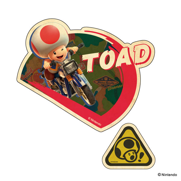 ﾏﾘｵｶｰﾄﾜｰﾙﾄﾞ ﾄﾗﾍﾞﾙｽﾃｯｶｰ 2枚ｾｯﾄ ⑤ｷﾉﾋﾟｵ