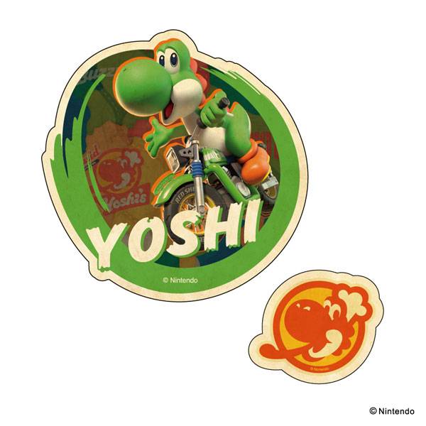 ﾏﾘｵｶｰﾄﾜｰﾙﾄﾞ ﾄﾗﾍﾞﾙｽﾃｯｶｰ 2枚ｾｯﾄ ⑦ﾖｯｼｰ