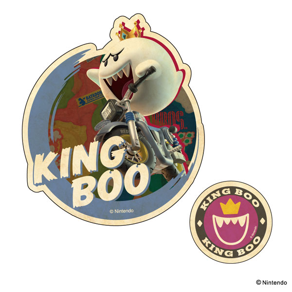 ﾏﾘｵｶｰﾄﾜｰﾙﾄﾞ ﾄﾗﾍﾞﾙｽﾃｯｶｰ 2枚ｾｯﾄ ⑩ｷﾝｸﾞﾃﾚｻ