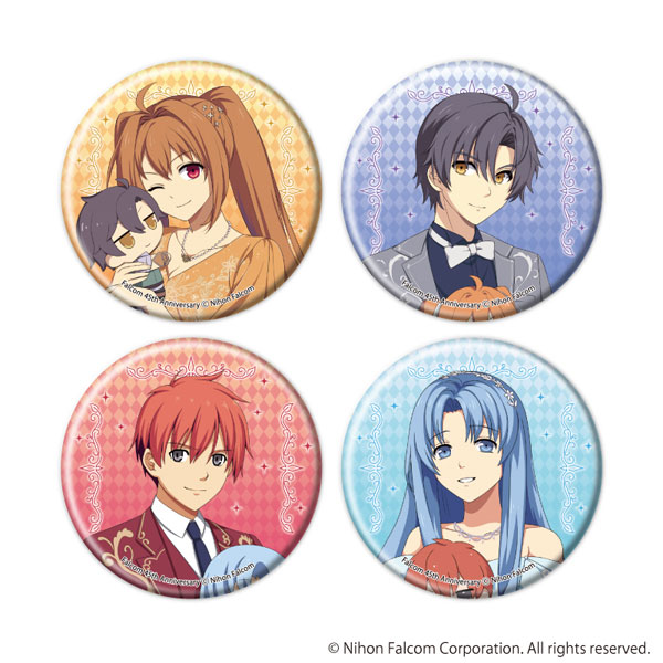 (s)缶ﾊﾞｯｼﾞ ﾌｧﾙｺﾑ45周年 01 描き起こしｲﾗｽﾄ