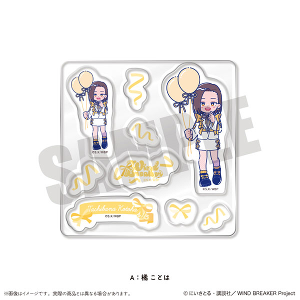 (s)TVｱﾆﾒ｢WIND BREAKER｣ にゅｰとろ ﾊﾞｰｽﾃﾞｰｸﾞｯｽﾞ 橘ことは ｶｽﾀﾑｽﾃｯｶｰｼｰﾄ A