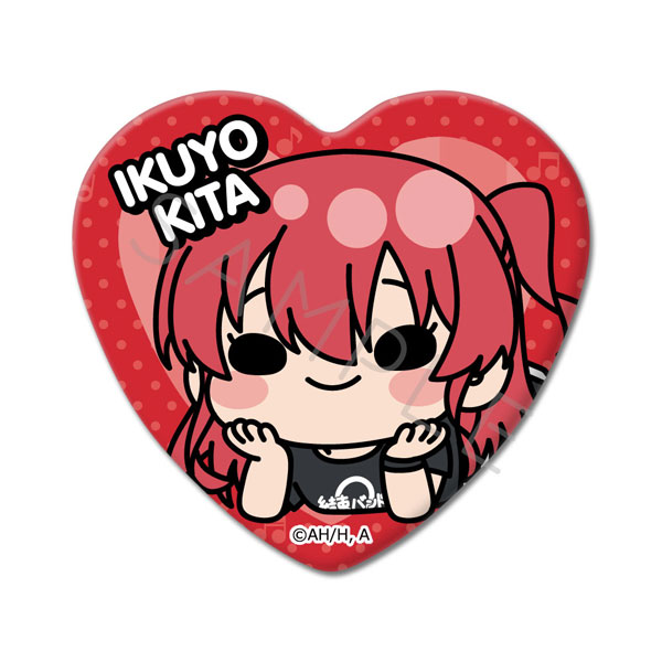 (s)ぼっち･ざ･ろっく! 第5弾 ﾊｰﾄ型缶ﾊﾞｯｼﾞID 喜多郁代