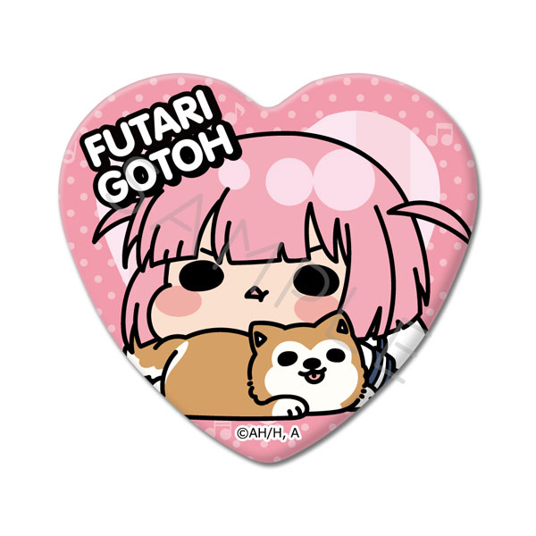 (s)ぼっち･ざ･ろっく! 第5弾 ﾊｰﾄ型缶ﾊﾞｯｼﾞIH 後藤ふたり