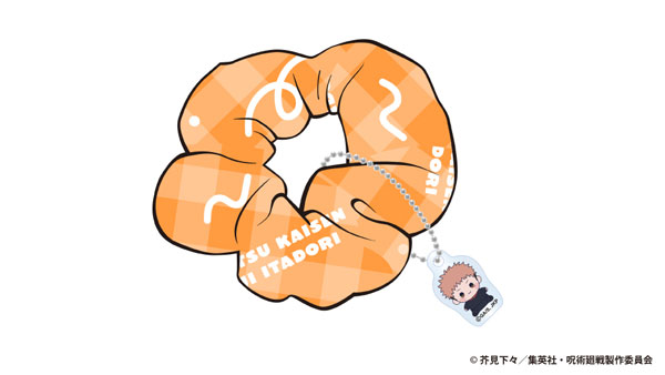 (s)ｱﾆﾒ『呪術廻戦』5周年  もっちび ﾁｬｰﾑ付きｼｭｼｭ 虎杖悠仁