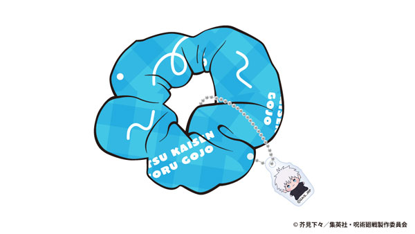 (s)ｱﾆﾒ『呪術廻戦』5周年  もっちび ﾁｬｰﾑ付きｼｭｼｭ 五条 悟