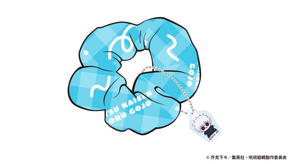 (s)ｱﾆﾒ『呪術廻戦』5周年 懐玉･玉折  もっちび ﾁｬｰﾑ付きｼｭｼｭ 五条 悟(懐玉･玉折)