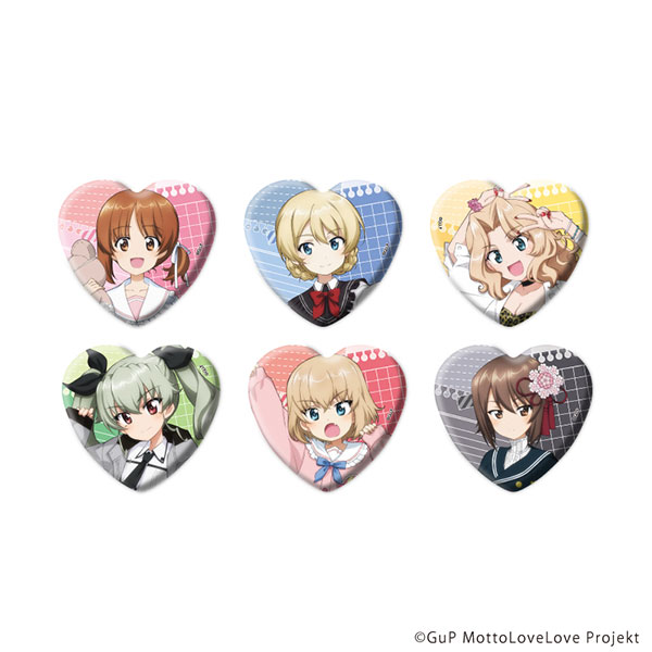 (s)ﾊｰﾄ缶ﾊﾞｯｼﾞ ｶﾞｰﾙｽﾞ&ﾊﾟﾝﾂｧｰ もっとらぶらぶ作戦です! 01 制服ｱﾚﾝｼﾞVer.(描き下ろしｲ