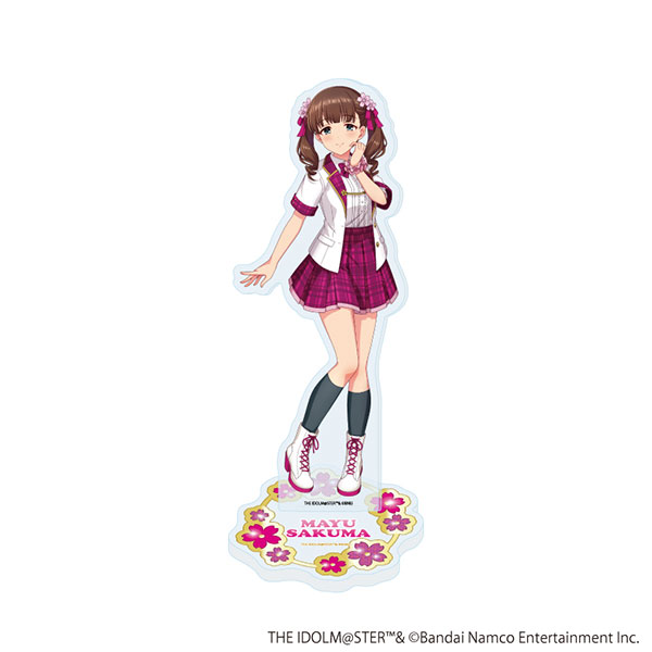 (s)ｱｸﾘﾙｽﾀﾝﾄﾞ ｱｲﾄﾞﾙﾏｽﾀｰ ｼﾝﾃﾞﾚﾗｶﾞｰﾙｽﾞ 26佐久間まゆ 制服ｱｲﾄﾞﾙ衣装風(描き下ろしｲﾗｽ