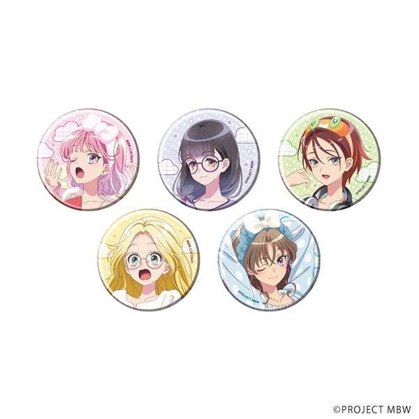 (s)缶ﾊﾞｯｼﾞ 前橋ｳｨｯﾁｰｽﾞ 05 水玉ﾙｰﾑｳｪｱVer.(描き下ろしｲﾗｽﾄ)