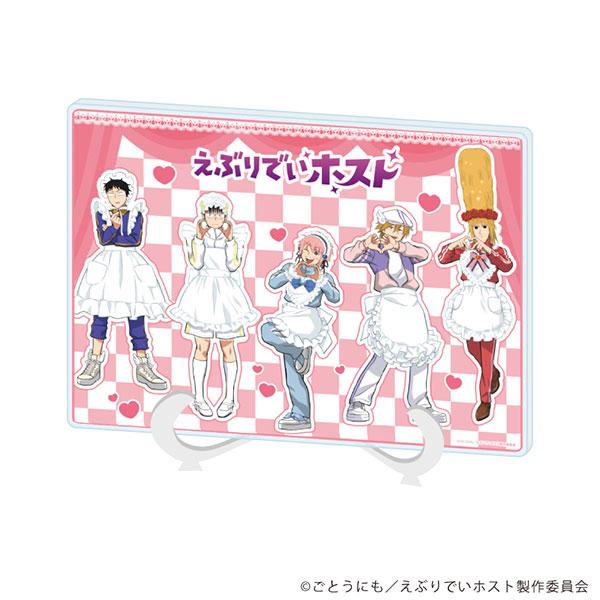 (s)ｱｸﾘﾙｱｰﾄﾎﾞｰﾄﾞ A5ｻｲｽﾞ えぶりでいﾎｽﾄ 02集合(描き下ろしｲﾗｽﾄ)