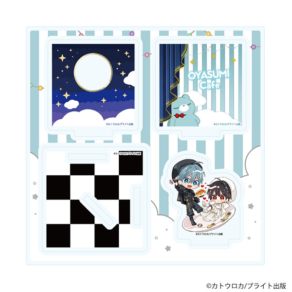 (s)ｱｸﾘﾙｽﾀﾝﾄﾞﾌﾟﾚｰﾄ おやすみ､またね｡ましろくん｡ 01 王子谷理人&雪峰真白(描き下ろしｲ