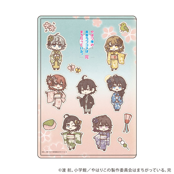 (s)ｷｬﾗｸﾘｱｹｰｽ やはり俺の青春ﾗﾌﾞｺﾒはまちがっている｡完 04 花見Ver. 集合ﾃﾞｻﾞｲﾝ(ﾚﾄﾛｱｰ