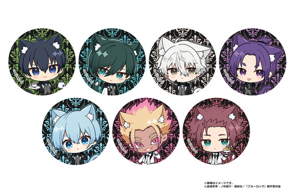 (s)ﾌﾞﾙｰﾛｯｸ ﾄﾚｰﾃﾞｨﾝｸﾞ缶ﾊﾞｯｼﾞ(ねこ執事)