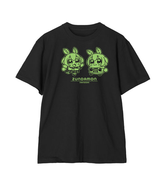 Zundamon Bkub Okawa-san Illustration Summer Sailor Uniform Zundamon & Winter Uniform Zundamon School ver. Tee Unisex XL