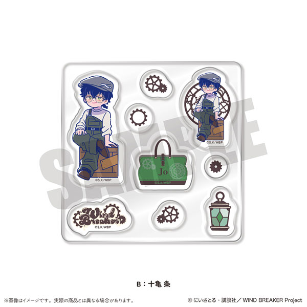 (s)TVｱﾆﾒ｢WIND BREAKER｣ にゅ〜とろ ﾊﾞｰｽﾃﾞﾞｰｸﾞｯｽﾞ 十亀条 ｶｽﾀﾑｽﾃｯｶｰｼｰﾄ B