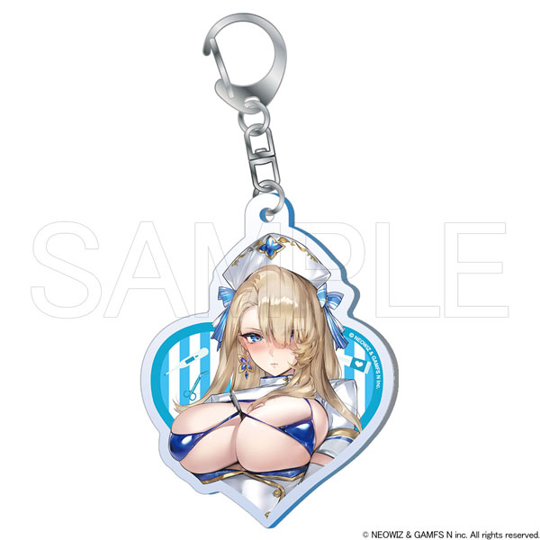 HobbyJAPAN [Exclusive Sale] Brown Dust 2 Acrylic Keychain Wilhelmina Nurse Ver.