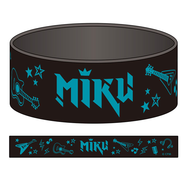 Caravan Hatsune Miku Don Quijote Fair 2025 Rubber Wristband Band ver. Hatsune Miku