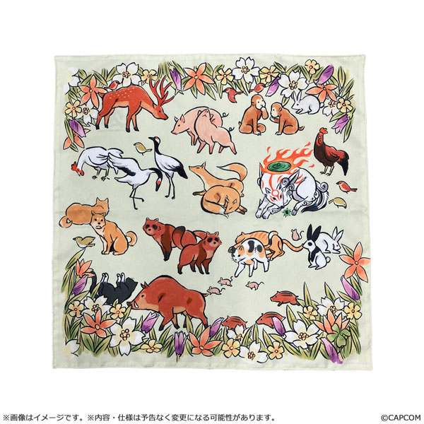 Capcom Okami 20th Anniversary Reproduction Art Project Furoshiki -By Kenichiro Yoshimura From Okami 11th Anniversary-
