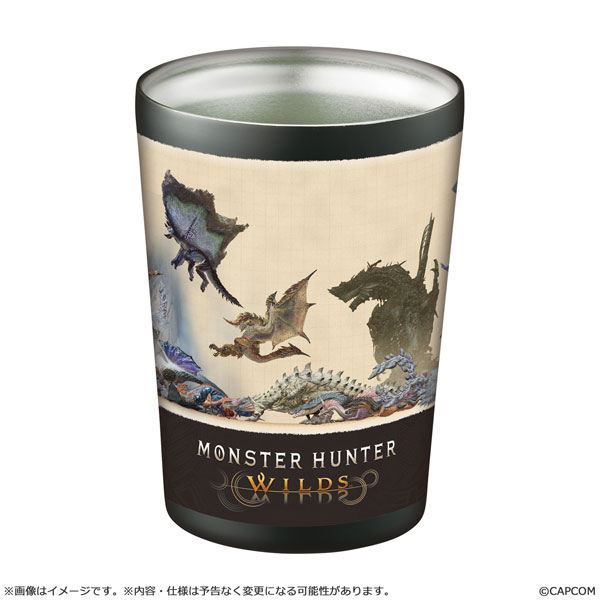 Capcom Monster Hunter Wilds Monster Comparison Chart Stainless Steel Tumbler