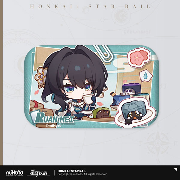 miHoYo Honkai: Star Rail Pom-Pom Photo Album Series Tin Badge Ruan Mei รูปภาพ 1