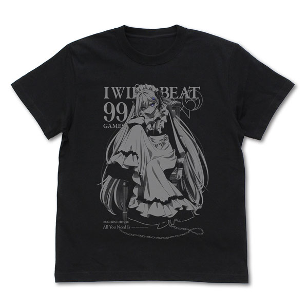 COSPA Playing Death Games to Put Food on the Table Yuki Ghost House T-shirt /BLACK-XL รูปภาพ 1