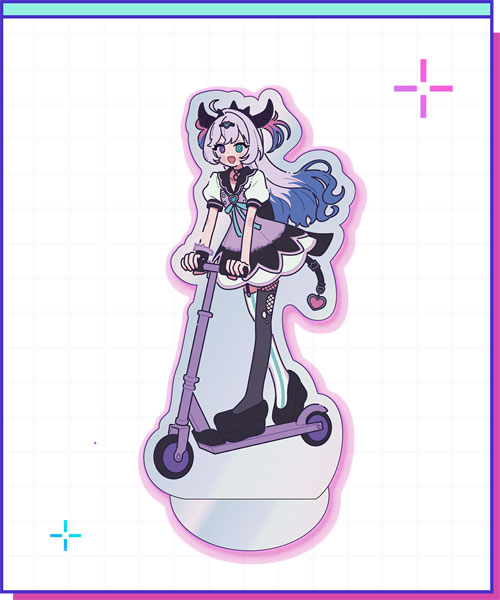 WHY SO SERIOUS? NEEDY STREAMER OVERLOAD Acrylic Stand Purple Lollipop (waki ver.)