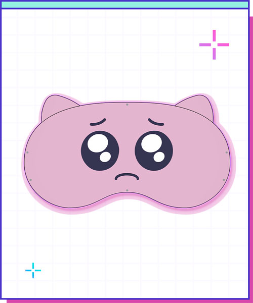WHY SO SERIOUS? NEEDY STREAMER OVERLOAD Pien Eye Mask