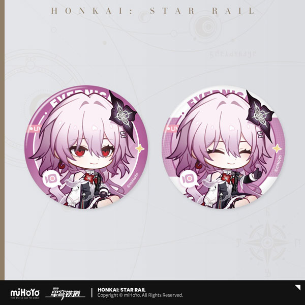 miHoYo Honkai: Star Rail Owlbert's Parlour Series Tin Badge Set Evernight รูปภาพ 1