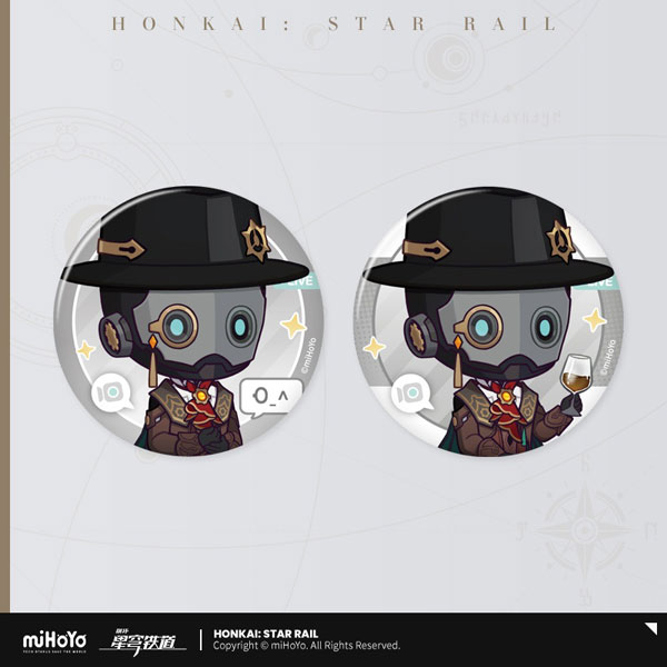 miHoYo Honkai: Star Rail Owlbert's Parlour Series Tin Badge Set Screwllum รูปภาพ 1