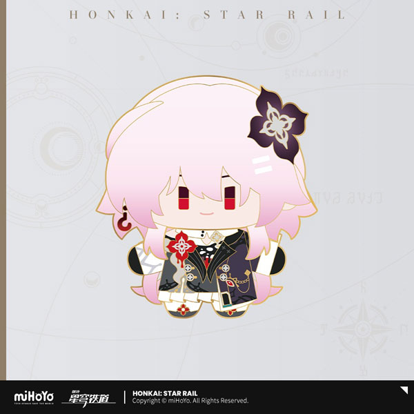 miHoYo Honkai: Star Rail Chibi Chara Series Metal Badge Evernight รูปภาพ 1