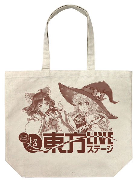 Hakurei Jinja Suukeikai Touhou Project Reimu Hakurei / Marisa Kirisame Large Tote Bag illust: Akitsu/NATURAL