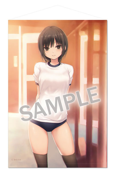 Brendream Coffee Kizoku B2 Wall Scroll Houkagono Bloomers & Knee High Socks Aoyama-san รูปภาพ 1
