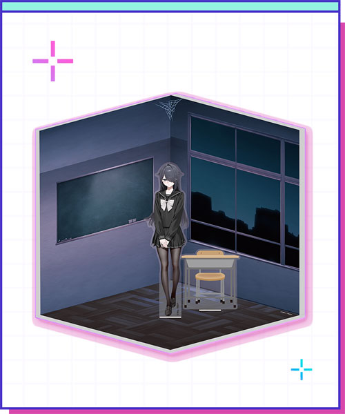 WHY SO SERIOUS? NEEDY STREAMER OVERLOAD Acrylic Stand Ame-chan (Classroom ver.)