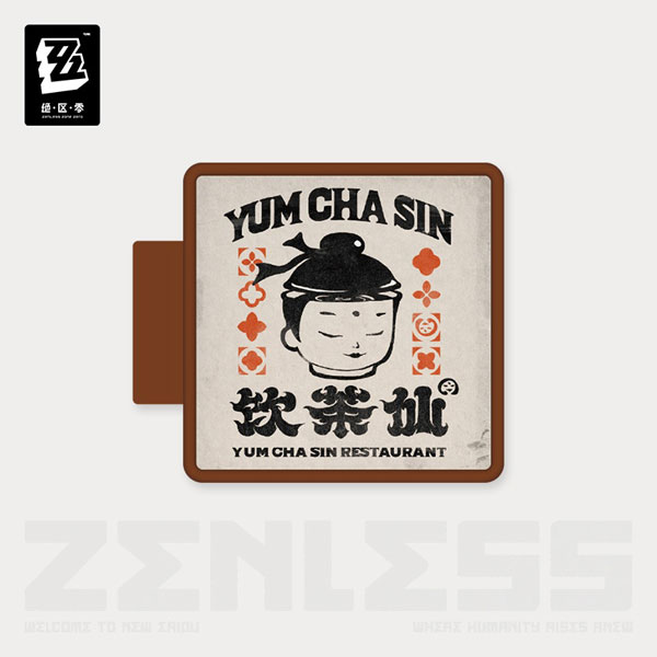 miHoYo Zenless Zone Zero New Eridu Selection Series Signboard-style Magnet Yum Cha Sin image 1