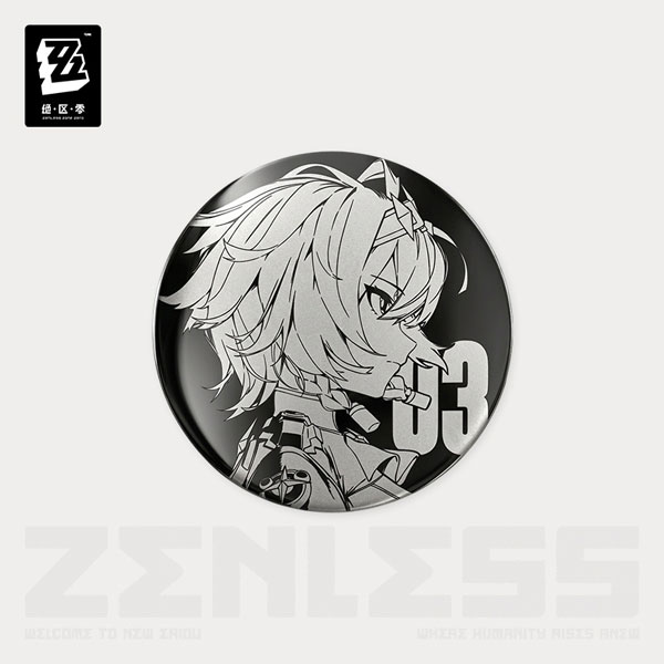 miHoYo Zenless Zone Zero Time Signal Series Vol.2 Tin Badge Soldier 0 - Anby รูปภาพ 1