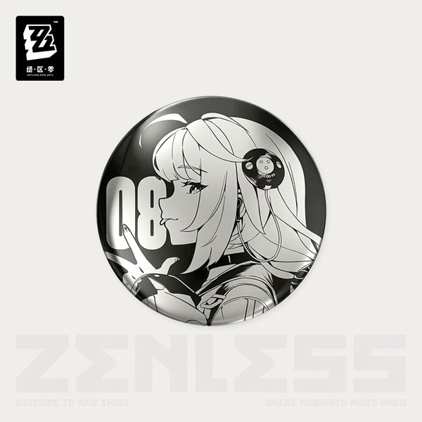 miHoYo Zenless Zone Zero Time Signal Series Vol.2 Tin Badge Ukinami Yuzuha