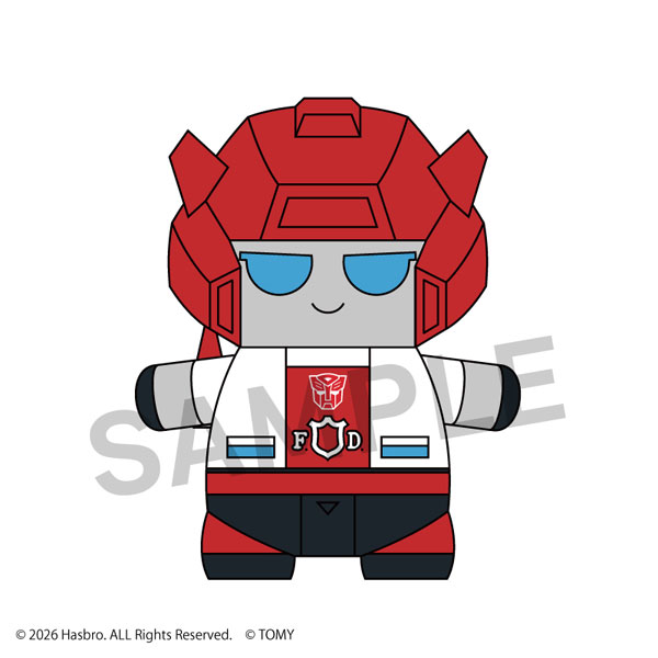 Mochibots Transformers Plush Red Alert รูปภาพ 1