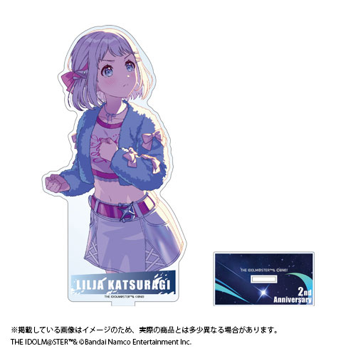 Bandai Namco Gakuen iDOLM@STER 2nd Anniversary Goods Official Acrylic Stand Lilja Katsuragi