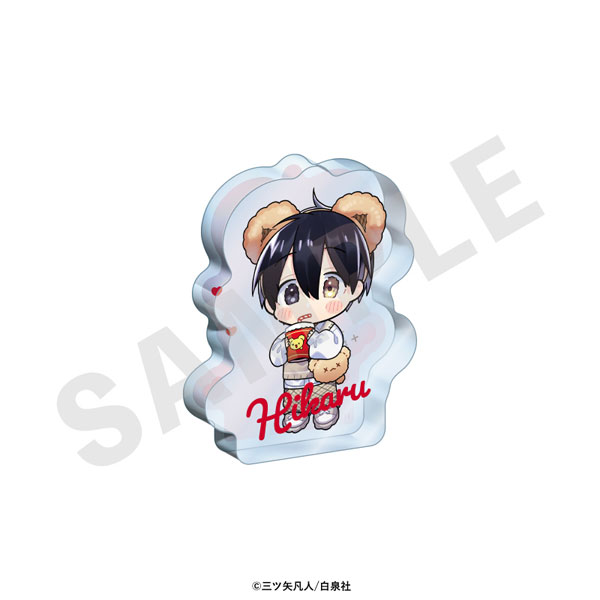coly "Inkya na Boku ga Futago ni Aisareru Wake" Mini Acrylic Block (Hikaru) รูปภาพ 1