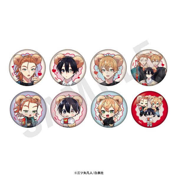 coly "Inkya na Boku ga Futago ni Aisareru Wake" Trading Tin Badge 8Pack BOX รูปภาพ 1