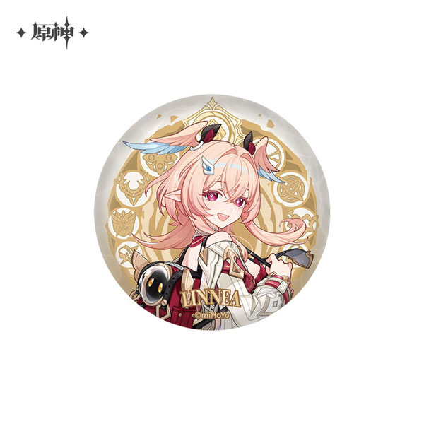miHoYo Genshin Impact Nod-Krai Series Chara Tin Badge Linnea รูปภาพ 1