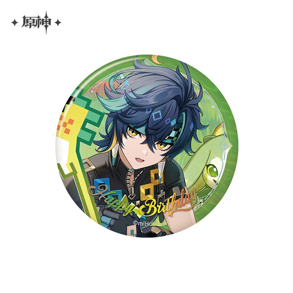 miHoYo Genshin Impact "Destined Day" Chara Tin Badge Kinich (2025) รูปภาพ 1