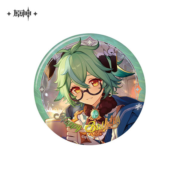 miHoYo Genshin Impact "Destined Day" Chara Tin Badge Sucrose (2025) hình ảnh 1
